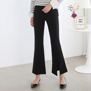 [한정/특가] 앞슬릿 절개 부츠컷 밴딩 슬랙스_M2403PT028A