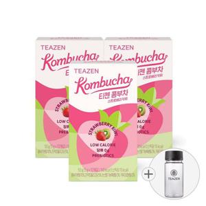 티젠 콤부차 스트로베리키위 10스틱 X 3박스 (보틀증정)