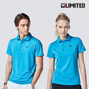 엠리밋 스판 반팔티 227228_60 블루 카라 골프 등산