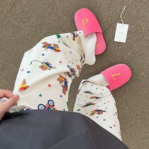 베어하트잠옷바지 여름 홈웨어 봄 파자마 냉장고