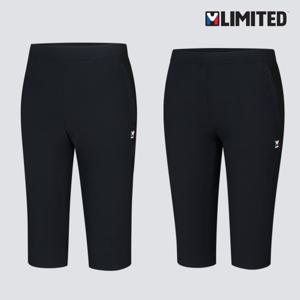 [엠리밋]엠리밋 7부 스판바지 547548_16 블랙 반바지 운동