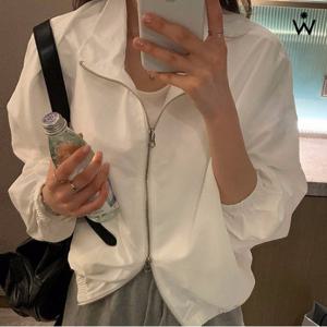 [위시드]심플 바람막이 긴팔 자켓 (WIBAJK026)