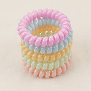 HOTBBA / 전화선 스프링 머리끈 5종세트 URK 033