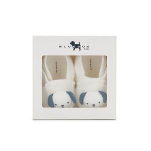 (HP)블루독베이비[용띠신생아 출산선물 신생아양말] WH) BI강아지인형폼폼덧신 (44170-013-01)