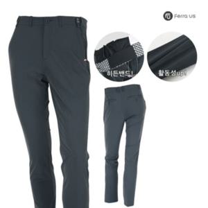 [티엔디]남성 여름 골프웨어 골프 밴딩 스판 포켓 라인 바지