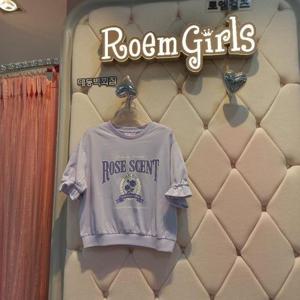 로엠걸즈 DP01 아스킨 소매초인트 반팔티 RGRA2442C