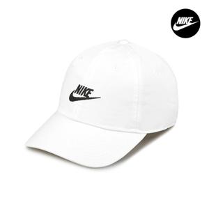 나이키 클럽 언스트럭처드 퓨추라 워시드 주니어 여성 볼캡 모자 FB5063-100