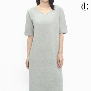 엘케이트 여자 원피스 데일리 니트 반팔 원피스 LBRT003