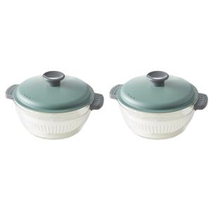 [락앤락] 간편요리 유리캐서롤 1L 2개 (LLG484S2)