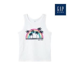 [갭키즈]프론트 그래픽 코튼 탱크탑(877246-03-9_WH)