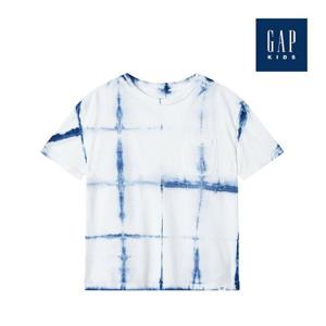 [갭키즈]원 포켓 타이다이 코튼 티셔츠(860158-00-9_WH)