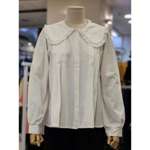 오조크 세이브존01 프릴 카라 블라우스 FOPSCBV502B