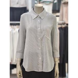 SOUP 세이브존07 여성 스트라이프 7부 셔츠 VA4SS90