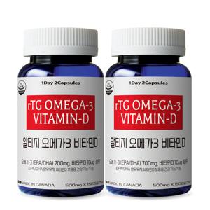 [통라이프][통라이프]알티지오메가3 비타민D 75일분- 2병