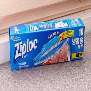 지퍼백 지퍼락 이지오픈탭 10매 냉동대형