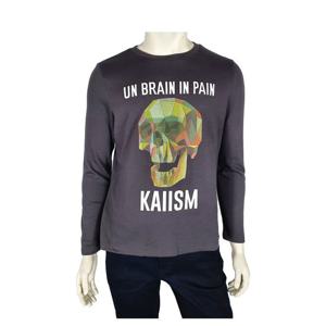 [카이아크만] 남여공용 스컬 아트웍 레터링 티셔츠(KPDTS026U0_DG)