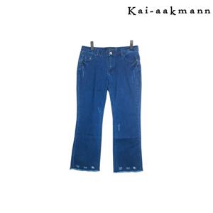[카이아크만] 밑단 컷오프 부츠컷 데님팬츠(KPADP337W0_ID)