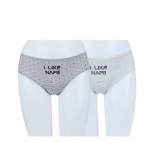 [헌트이너웨어] 여주니어 I LIKE NAPS 삼각팬티 2매(HIWP84VJ1W_19)