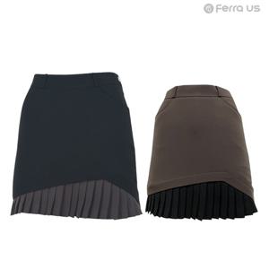 페라어스 여성 사선 앞주름 골프치마 ASBU4203F1