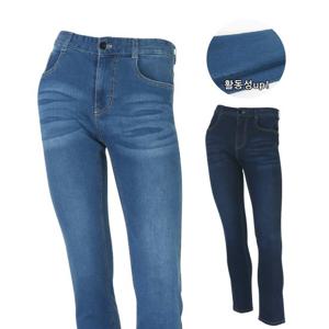 엣지애 남성 루크 일자 면 어덜트 스판청바지 MCPMZ8001F0