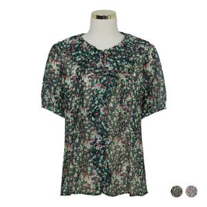 [클라비스]잔꽃 프릴 블라우스(CVBWA3703M)