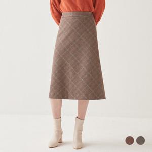 [클라비스]체크 훌 스커트(CVWHA4V01M)