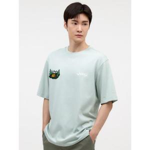 [지프] 텐트 자수 아트웍 반팔 티셔츠 JO2TSU107