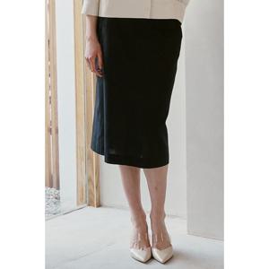 [UNIT]린넨 혼방 에이치 라인 스커트 [UFI2-WBS28AN]