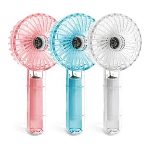 하이온 휴대용 미니 투명 선풍기 무선 소형 손선풍기 H36