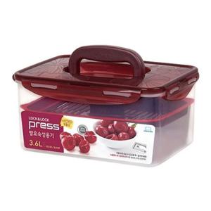 락앤락 발효숙성용기 직사각김치통3.6L원핸들HPL827MP