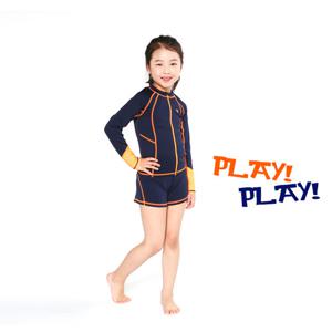 KG-K598 쿠기 여아동 래쉬가드 상의 단품