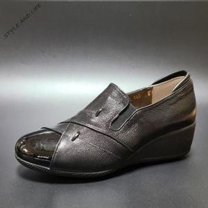 SNL 여성 컴포트 웨지 슬립온 SWM21005 블랙 5CM