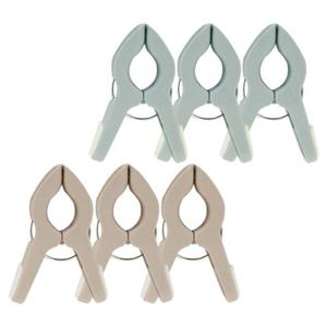 논슬립 빨래집게 소 6P 속옷 양말 고정 다용도 집게