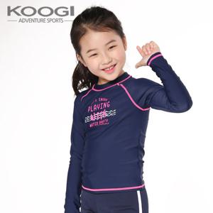 쿠기 여아동 래시가드 상의단품 KG-K609