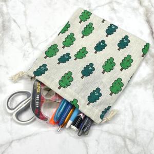 복조리 더스트백 조리개파우치 중 면파우치 린넨파우치