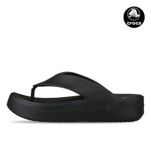 크록스 겟어웨이 플랫폼 여성 키높이 슬리퍼 쪼리 209410-001