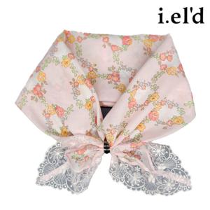 [아이엘드(손수건)]꽃길 사면레이스 손수건 IPN9102X