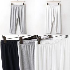 여성의류 빅사이즈 편한 7부 레깅스 DWW1926 바지 밴딩 스판