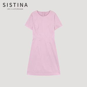 [SISTINA] 인기 컷아웃 백 버튼 미니 원피스_AWWOPO21200_PI