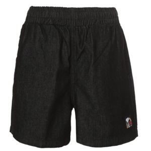 클라이드 엔 FOBDP753F 여성용 스누피 밴딩 블랙 데님 반바지