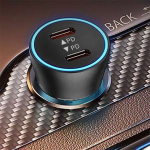 하이퍼 카쏙 듀얼 C타입 고속충전기 /차량용충전기/급속충전기