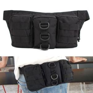 남성용파우치 검정 등산필수품 밀리터리 허리가방