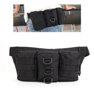 밀리터리파우치 블랙 전술파우치 허리가방