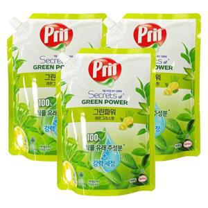 [헨켈] 프릴 그린파워 레몬그라스 리필 1Lx3개_