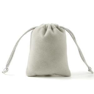 벨벳 미니 스트링 파우치 10p 세트 7x9cm 그레이