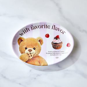 [모던하우스] 베어브런치 멜라민 타원형 접시 퍼플