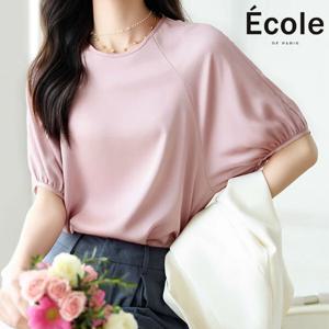 [에꼴드파리]블링 라운드넥 블라우스_F44WBB005Z