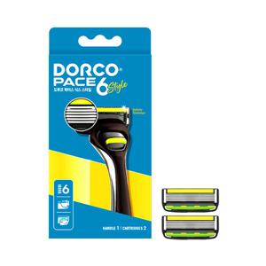 도루코 페이스6 스타일 6중날 면도기(기1+날2입)