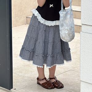 [베이비맥스] 벨리 캉캉 체크 스커트 R11907