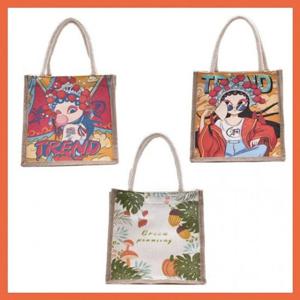 종이 캔버스백 그물니트 작은 그물가방 에코백 트렌드